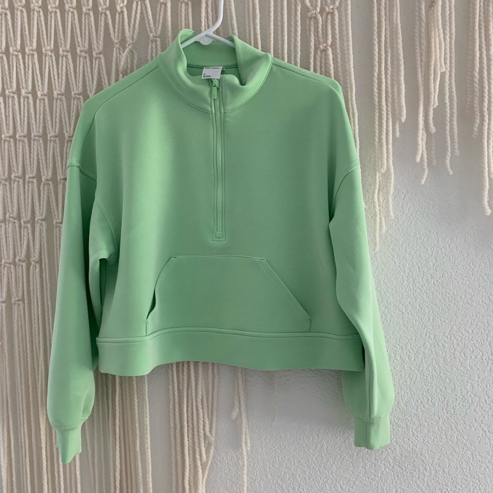 All in Motion Lime Green Quarter-Zip